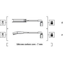 MAGNETI MARELLI Bougiekabels 8001063369334 on Productcaster.