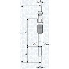 MAGNETI MARELLI Gloeibougies (per stuk) 8001063632834 on Productcaster.