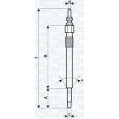 MAGNETI MARELLI Glühkerze (pro Einheit) 8001063377698 on Productcaster.