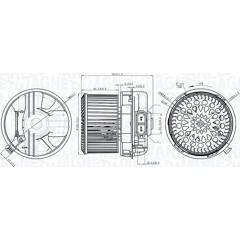 MAGNETI MARELLI Innenraumgebläse 8050947022155 on Productcaster.