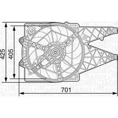 MAGNETI MARELLI Koelventilator 8001063567501 on Productcaster.