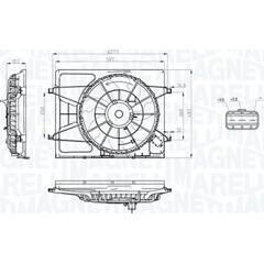 MAGNETI MARELLI Koelventilator 8001063930305 on Productcaster.