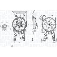 MAGNETI MARELLI Koelventilator 8001063815213 on Productcaster.