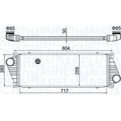 MAGNETI MARELLI Ladeluftkühler 8050947001822 on Productcaster.