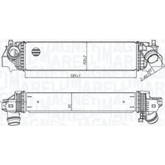 MAGNETI MARELLI Ladeluftkühler 8050947001655 on Productcaster.