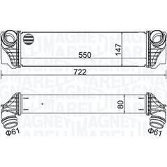 MAGNETI MARELLI Ladeluftkühler 8050947024418 on Productcaster.