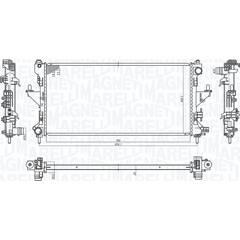 MAGNETI MARELLI Radiateur 8001063741345 on Productcaster.