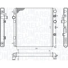 MAGNETI MARELLI Radiateur 8001063665412 on Productcaster.