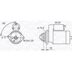 MAGNETI MARELLI Startmotor 8001063540429 on Productcaster.