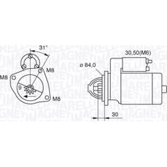 MAGNETI MARELLI Startmotor 8001063408101 on Productcaster.