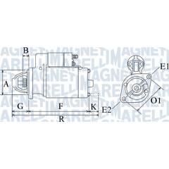 MAGNETI MARELLI Startmotor 8001063738567 on Productcaster.