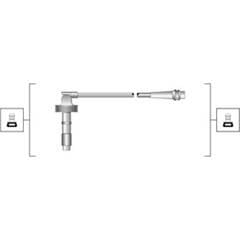 MAGNETI MARELLI Zündleitungssatz 8001063584348 on Productcaster.