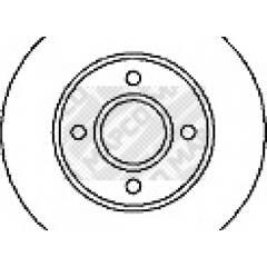 MAPCO Set van 2 remschijven 4043605008411 on Productcaster.