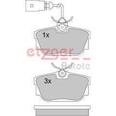 METZGER Bremsbeläge hinten (4er-Satz) 4250032667993 on Productcaster.