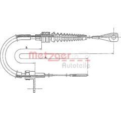 METZGER Gaskabel 4250032518530 on Productcaster.