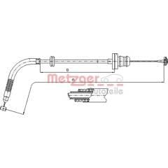 METZGER Gaskabel 4250032441807 on Productcaster.