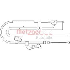 METZGER Handremkabel 4250032442095 on Productcaster.