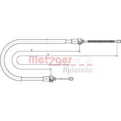 METZGER Handremkabel 4250032506896 on Productcaster.