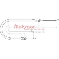 METZGER Handremkabel 4250032514884 on Productcaster.