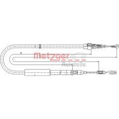 METZGER Handremkabel 4250032442033 on Productcaster.