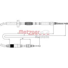 METZGER Handremkabel 4250032403508 on Productcaster.