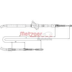 METZGER Handremkabel 4250032403614 on Productcaster.