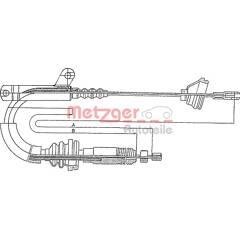 METZGER Handremkabel 4250032403751 on Productcaster.