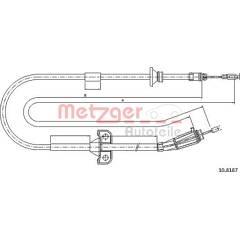 METZGER Handremkabel 4250032514815 on Productcaster.