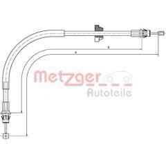 METZGER Handremkabel 4250032421700 on Productcaster.