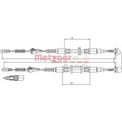 METZGER Handremkabel 4250032406684 on Productcaster.