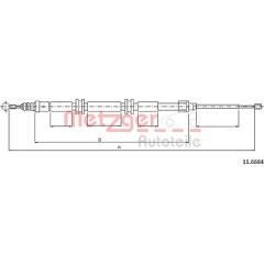 METZGER Handremkabel 4250032537296 on Productcaster.