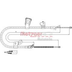 METZGER Handremkabel 4250032427795 on Productcaster.