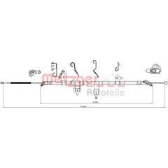 METZGER Handremkabel 4062101048448 on Productcaster.