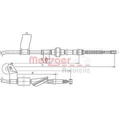 METZGER Handremkabel 4250032409821 on Productcaster.