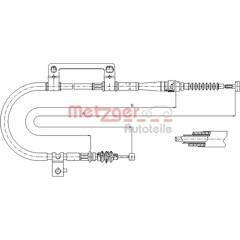 METZGER Handremkabel 4250032460266 on Productcaster.