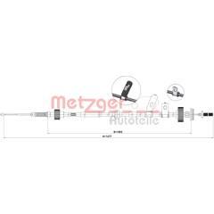 METZGER Handremkabel 4062101048332 on Productcaster.