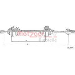 METZGER koppelingskabel 4250032400408 on Productcaster.