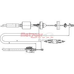 METZGER koppelingskabel 4250032400538 on Productcaster.