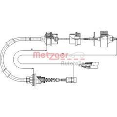 METZGER koppelingskabel 4250032436025 on Productcaster.