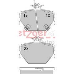 METZGER Remblokset voor 4250032667672 on Productcaster.