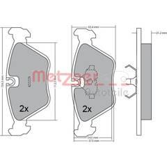 METZGER Remblokset voor 4250032671792 on Productcaster.