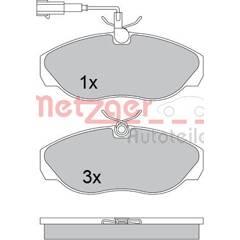 METZGER Remblokset voor 4250032671846 on Productcaster.