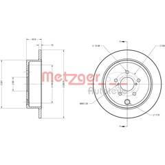 METZGER Set van 2 remschijven 4250032638962 on Productcaster.