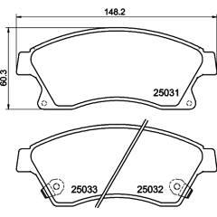 MINTEX Bremsbeläge vorne 5028740776714 on Productcaster.