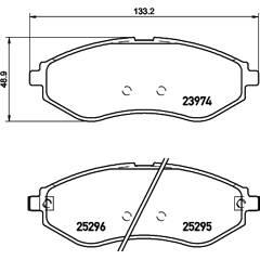 MINTEX Bremsbeläge vorne (4er-Satz) 5028740785006 on Productcaster.