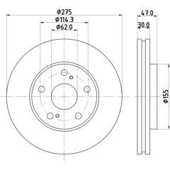 MINTEX Bremssatz (2 Bremsscheiben) 5028740763004 on Productcaster.