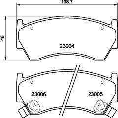 MINTEX Remblokkenset voor 5028740032766 on Productcaster.