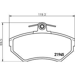 MINTEX Remblokkenset voor 5028740036641 on Productcaster.