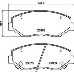 MINTEX Remblokkenset voor 5028740085762 on Productcaster.