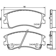 MINTEX Remblokkenset voor 5028740103190 on Productcaster.